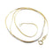 Collier Collier chaîne en or jaune et or blanc 18 carats 58 Facettes