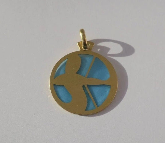 Pendentif Cartier - Pendentif Sagittaire en or jaune et émail plique-à-jour 58 Facettes
