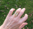 Bague 55 Bague cocktail citrine 13 carats en or rose 14 carats 58 Facettes