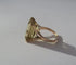 Bague 55 Bague cocktail citrine 13 carats en or rose 14 carats 58 Facettes