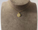 Pendentif Notre-Dame de Fourvière - Médaille pendentif biface XIXe en or jaune 58 Facettes