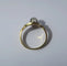 Bague 50 Bague Tourbillon en or jaune 18 carats et platine sertie de diamants 58 Facettes