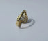 Bague 50 Bague Tourbillon en or jaune 18 carats et platine sertie de diamants 58 Facettes