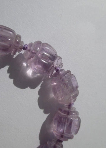 Collier Collier d'améthystes, fermoir en or 18 carats 58 Facettes