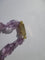 Collier Collier vintage en améthystes naturelles, fermoir en or jaune 18 carats 58 Facettes