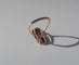 Bague 55 Bague cocktail en or rose et améthyste rose de France 58 Facettes