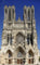 Pendentif Pendentif médaille commémoratif Cathédrale de Reims en or jaune 18 carats 58 Facettes