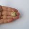 Pendentif Pendentif médaille commémoratif Cathédrale de Reims en or jaune 18 carats 58 Facettes