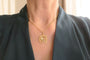 Pendentif Art nouveau - Pendentif porte-bonheur en or jaune 18 carats 58 Facettes