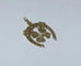 Pendentif Art nouveau - Pendentif porte-bonheur en or jaune 18 carats 58 Facettes
