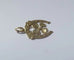 Pendentif Art nouveau - Pendentif porte-bonheur en or jaune 18 carats 58 Facettes