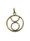 Pendentif Pendentif médaille zodiaque Taureau en or jaune 58 Facettes
