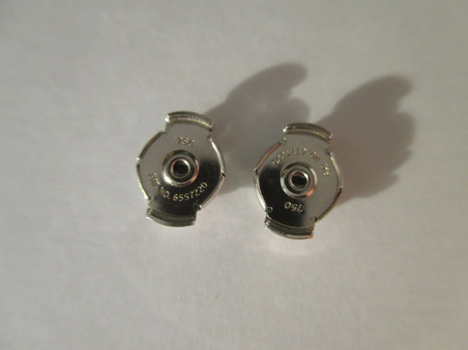 Boucles d'oreilles Boucles d'oreilles diamants 0,50 ct en or blanc 58 Facettes
