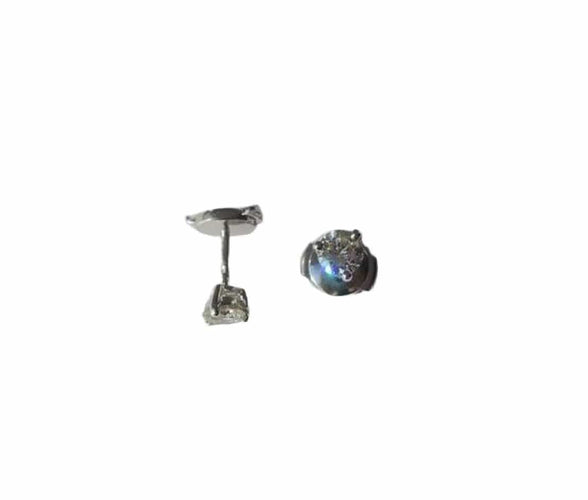 Boucles d'oreilles Boucles d'oreilles diamants 0,50 ct en or blanc 58 Facettes