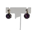 Boucles d'oreilles Boucles d’oreilles dormeuses anciennes en or jaune 18 carats et améthystes 58 Facettes