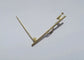 Broche Broche barrette fer à cheval en or jaune 18 carats 58 Facettes