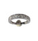 Bague 50.5 Bague alliance demi-tour en or blanc 18 carats et diamants 58 Facettes