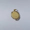 Pendentif Pendentif médaille en or jaune et turquoise 58 Facettes