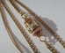 Collier Collier régional auvergnat XIXe en or rose et émail 58 Facettes