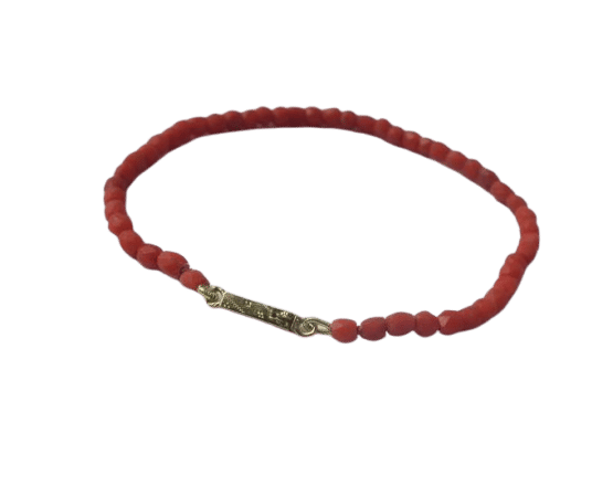 Bracelet Bracelet régional XIXe en corail et or rose 58 Facettes