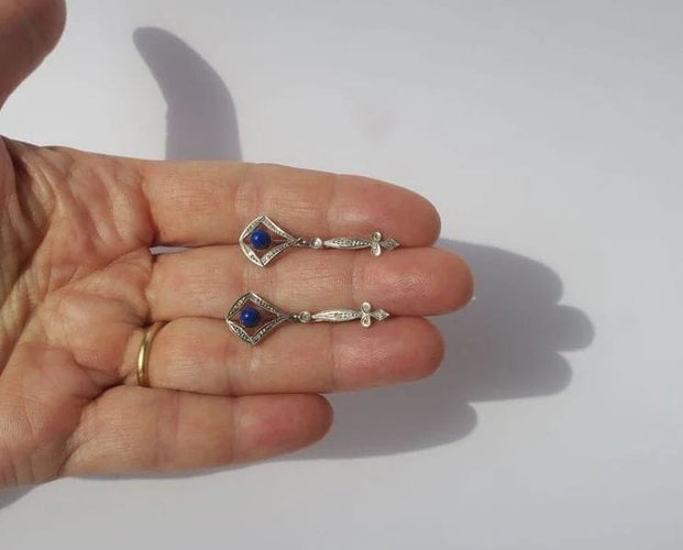 Boucles d'oreilles Art Déco - Boucles d'oreilles en or et diamants 58 Facettes