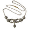 Collier Rivière d’Arles - Collier provençal XIXe en or rose, argent et diamants 58 Facettes