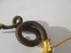 Broche Broche serpent XIXe en cheveux, or rose et turquoise 58 Facettes