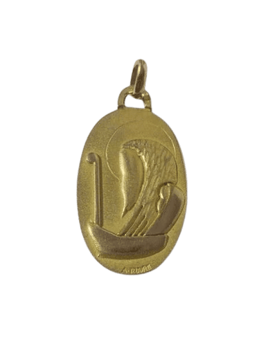 Pendentif A. Roure - Pendentif médaille Saint Christophe en or jaune 58 Facettes