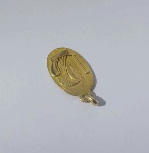 Pendentif A. Roure - Pendentif médaille Saint Christophe en or jaune 58 Facettes