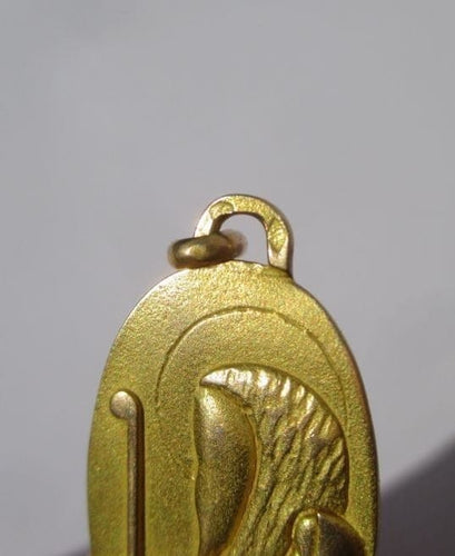 Pendentif A. Roure - Pendentif médaille Saint Christophe en or jaune 58 Facettes