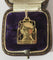 Pendentif Médaille Art déco - Pendentif Vierge Marie en or jaune 58 Facettes