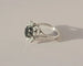 Bague 49 Pompadour - Bague ovale en or blanc, saphir et diamants 58 Facettes