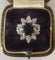 Bague 49 Pompadour - Bague ovale en or blanc, saphir et diamants 58 Facettes