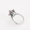 Bague 56 Bague Panier vintage en or blanc, diamants et rubis 58 Facettes