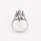 Bague 56 Bague Panier vintage en or blanc, diamants et rubis 58 Facettes
