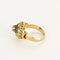 Bague 54 Bague ancienne en or jaune 18K et diamants 58 Facettes