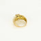 Bague 45 Bague vintage en or jaune 18K avec saphirs et diamants 58 Facettes