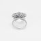 Bague 55.5 Orchidée - Bague en or blanc 18 k, diamants et saphirs 58 Facettes