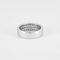 Bague 53 Bague en or blanc 18K et diamants 58 Facettes