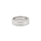 Bague 53 Bague en or blanc 18K et diamants 58 Facettes