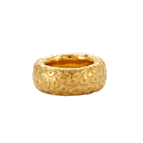 Bague 50 Chaumet - Bague jonc vintage en or jaune 18 carats 58 Facettes