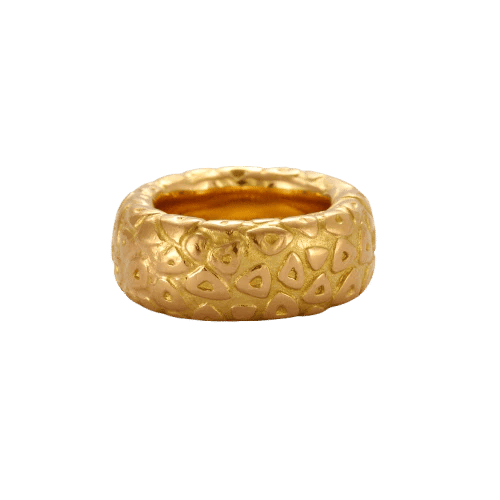 Bague 50 Chaumet - Bague jonc vintage en or jaune 18 carats 58 Facettes