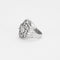 Bague 54 Bague style années 30 en or blanc 18K et diamants 58 Facettes