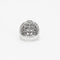 Bague 54 Bague style années 30 en or blanc 18K et diamants 58 Facettes