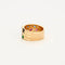 Bague 54 Bague vintage en or jaune sertie de diamants, saphirs, rubis et émeraudes 58 Facettes