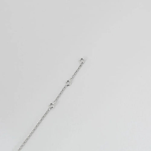 Bracelet Bracelet motif infini en or blanc 18K et diamants 58 Facettes