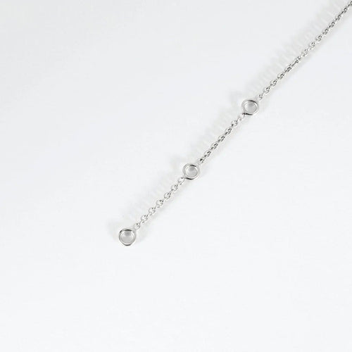 Bracelet Bracelet en or blanc 18K avec diamant 58 Facettes