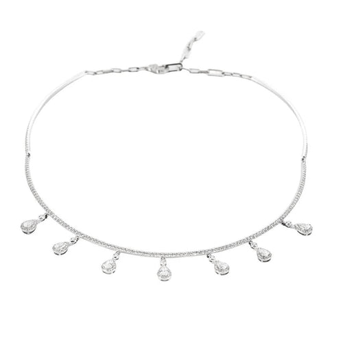 Collier Messika Sofia - Collier en or blanc 18K et diamants 58 Facettes