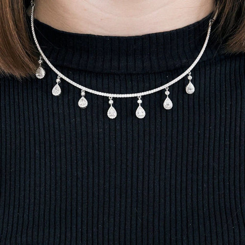 Collier Messika Sofia - Collier en or blanc 18K et diamants 58 Facettes