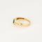 Bague 56 Bague vintage en or jaune 18K avec diamants et émeraude 58 Facettes